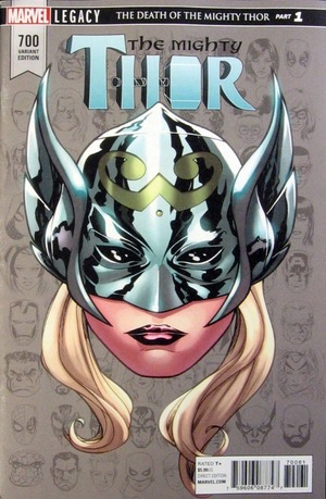 [Mighty Thor (series 2) No. 700 (1st printing, variant headshot cover - Mike McKone)]