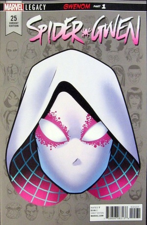 [Spider-Gwen (series 2) No. 25 (1st printing, variant headshot cover - Mike McKone)]