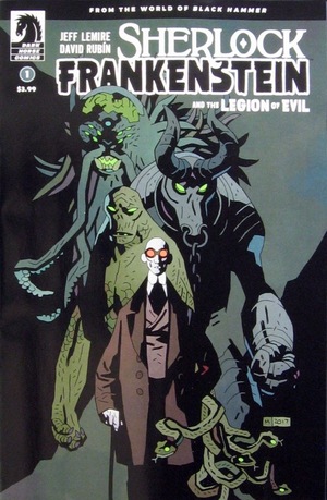 [Sherlock Frankenstein and the Legion of Evil #1 (variant cover - Mike Mignola)]