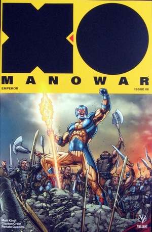 [X-O Manowar (series 4) #8 (Variant Interlocking Cover - Juan Jose Ryp)]