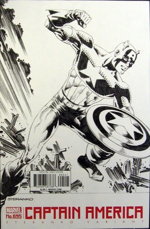 [Captain America (series 8) No. 695 (1st printing, variant sketch cover - Jim Steranko)]