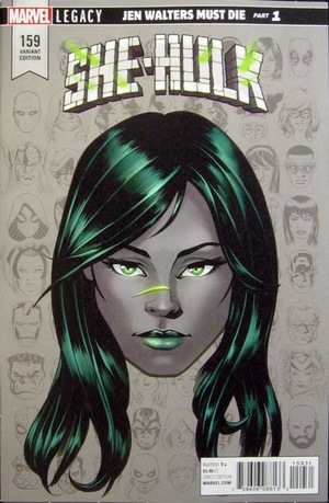 [She-Hulk (series 4) No. 159 (1st printing, variant headshot cover - Mike McKone)]
