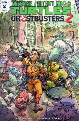 [Teenage Mutant Ninja Turtles / Ghostbusters II #2 (Cover B - Pablo Tunica)]
