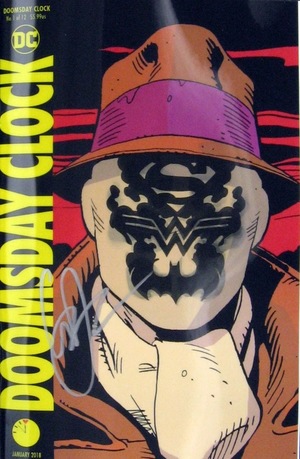 [Doomsday Clock 1 (1st printing, variant lenticular cover, Geoff Johns signed)]