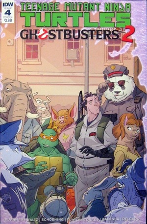 [Teenage Mutant Ninja Turtles / Ghostbusters II #4 (Cover A - Dan Schoening)]