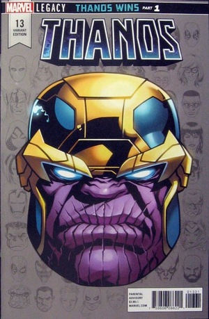 [Thanos (series 2) No. 13 (1st printing, variant headshot cover - Mike McKone)]