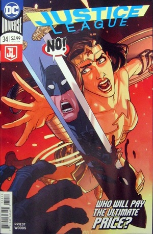[Justice League (series 3) 34 (standard cover - Pete Woods)]
