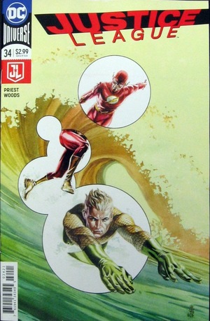 [Justice League (series 3) 34 (variant cover - Nick Bradshaw)]