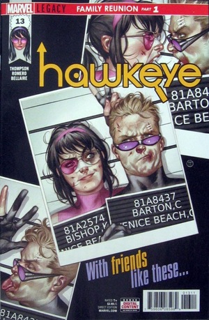 [Hawkeye (series 5) No. 13 (standard cover - Julian Totino Tedesco)]