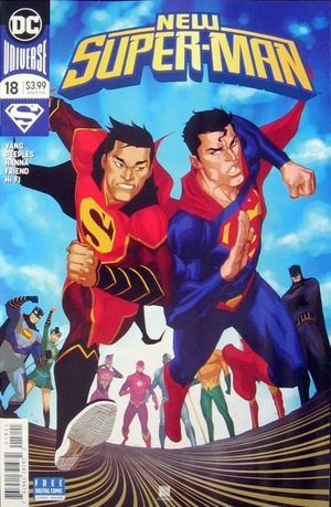 [New Super-Man 18 (variant cover - Bernard Chang)]