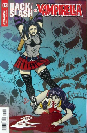 [Hack / Slash Vs. Vampirella #3 (Cover A - Jen Vaughn)]