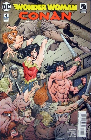 [Wonder Woman / Conan 4 (variant cover - Aaron Lopresti)]