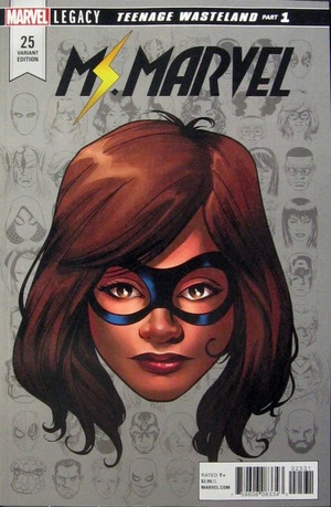 [Ms. Marvel (series 4) No. 25 (variant headshot cover - Mike McKone)]