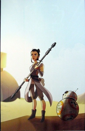 [Star Wars: Forces of Destiny #2: Rey (Retailer Incentive Cover - Animation Art Wraparound)]