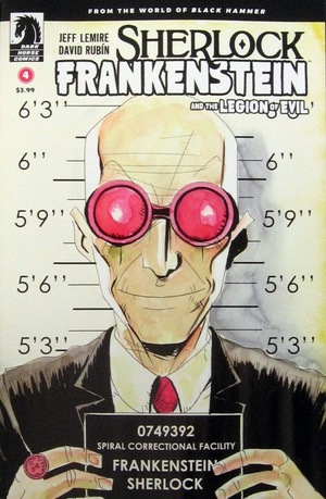 [Sherlock Frankenstein and the Legion of Evil #4 (variant cover - Jeff Lemire)]