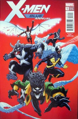 [X-Men Blue Annual No. 1 (1st printing, variant Venomized cover)]