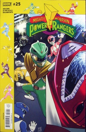 [Mighty Morphin Power Rangers #25 (1st printing, variant subscription cover - Jordan Gibson)]
