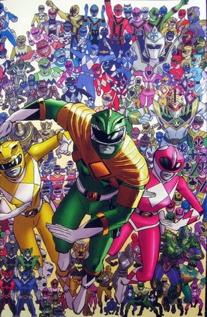 [Mighty Morphin Power Rangers #25 (1st printing, variant wraparound cover - Scott Koblish)]