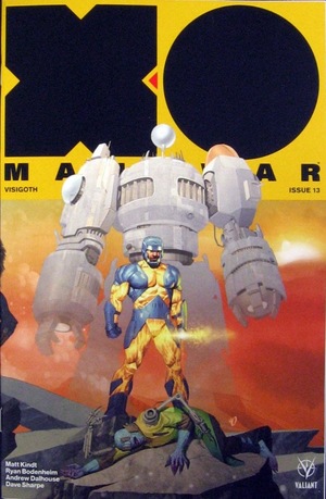 [X-O Manowar (series 4) #13 (Variant Cover - Ariel Olivetti)]