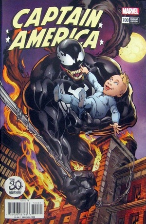 [Captain America (series 8) No. 700 (variant Venom 30th Anniversary cover - Mark Bagley)]