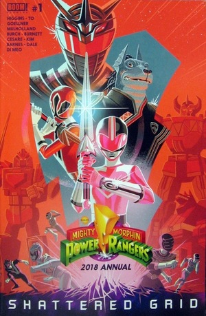 [Mighty Morphin Power Rangers 2018 Annual (regular cover - George Caltsoudas)]