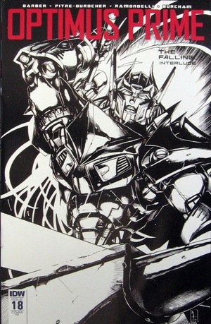 [Optimus Prime #18 (Retailer Incentive Cover - Kei Zama B&W)]