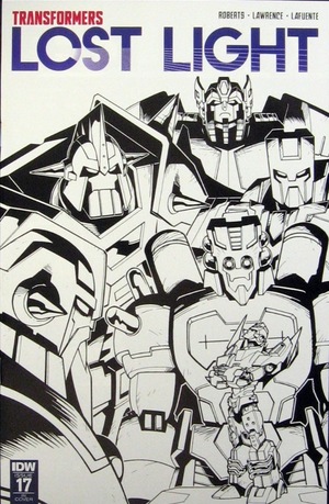 [Transformers: Lost Light #17 (Retailer Incentive B&W Cover)]