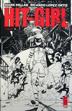 [Hit-Girl (series 2) #3 (Cover B - Amy Reeder B&W)]