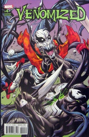 [Venomized No. 4 (variant connecting cover - Mark Bagley)]