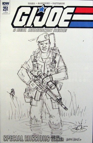 [G.I. Joe: A Real American Hero #251 (Retailer Incentive Cover - Larry Hama sketch)]