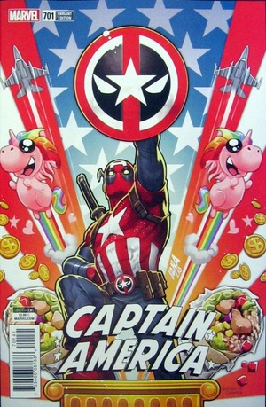 [Captain America (series 8) No. 701 (variant Deadpool cover - David Nakayama)]