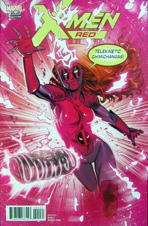 [X-Men Red No. 4 (variant Deadpool cover - Brent Schoonover)]