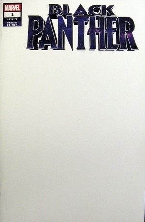 [Black Panther (series 7) No. 1 (1st printing, variant blank cover)]