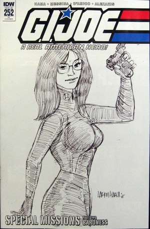 [G.I. Joe: A Real American Hero #252 (Retailer Incentive Cover - Larry Hama sketch)]