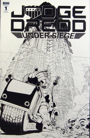 [Judge Dredd - Under Siege #1 (Retailer Incentive Cover A - Max Dunbar B&W)]