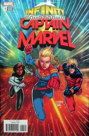 [Infinity Countdown - Captain Marvel No. 1 (1st printing, variant cover - Ron Lim)]