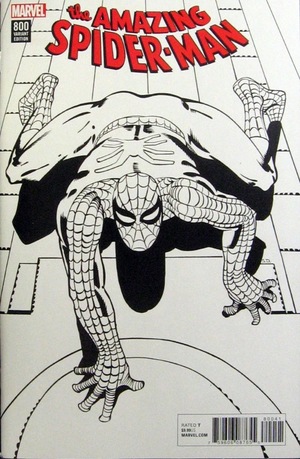 [Amazing Spider-Man (series 4) No. 800 (1st printing, variant Remastered cover - Steve Ditko B&W)]