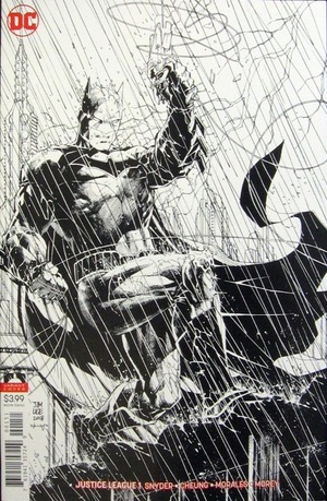 [Justice League (series 4) 1 (variant B&W cover - Jim Lee pencils & inks)]
