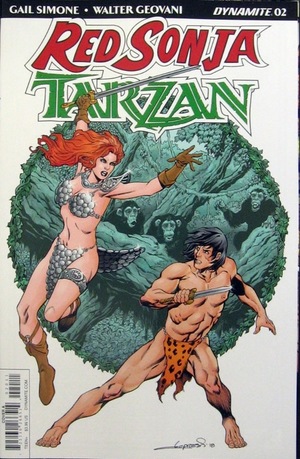 [Red Sonja / Tarzan #2 (Cover A - Aaron Lopresti)]