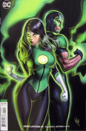 [Green Lanterns 49 (variant cover - Warren Louw)]