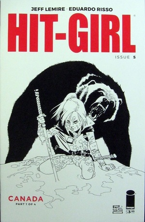 [Hit-Girl (series 2) #5 (Cover B - Eduardo Risso B&W)]