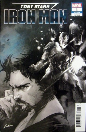 [Tony Stark: Iron Man No. 1 (1st printing, variant cover - Alexander Lozano B&W)]