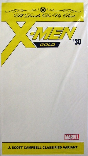 [X-Men Gold (series 2) No. 30 (1st printing, variant Classified cover - J. Scott Campbell, polybagged)]