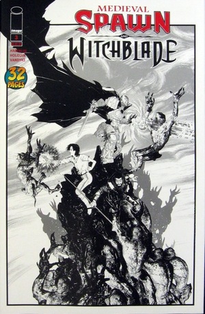 [Medieval Spawn / Witchblade (series 2) #3 (Cover B - B&W)]