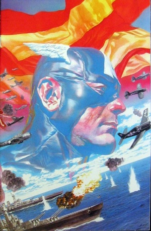 [Captain America (series 9) No. 1 (1st printing, variant virgin wraparound cover - Alex Ross)]