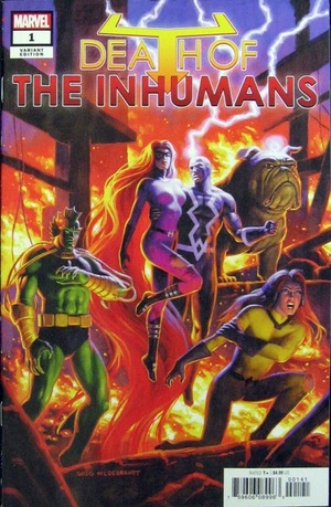 [Death of the Inhumans No. 1 (1st printing, variant cover - Greg Hildebrandt)]