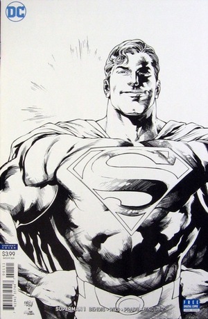 [Superman (series 5) 1 (variant cover - Ivan Reis B&W)]