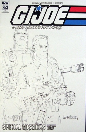 [G.I. Joe: A Real American Hero #253 (Retailer Incentive Cover - Larry Hama sketch)]