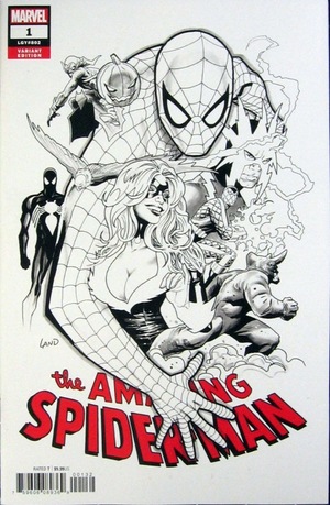 [Amazing Spider-Man (series 5) No. 1 (1st printing, variant cover - Greg Land B&W)]