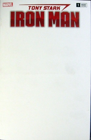 [Tony Stark: Iron Man No. 1 (1st printing, variant blank cover)]